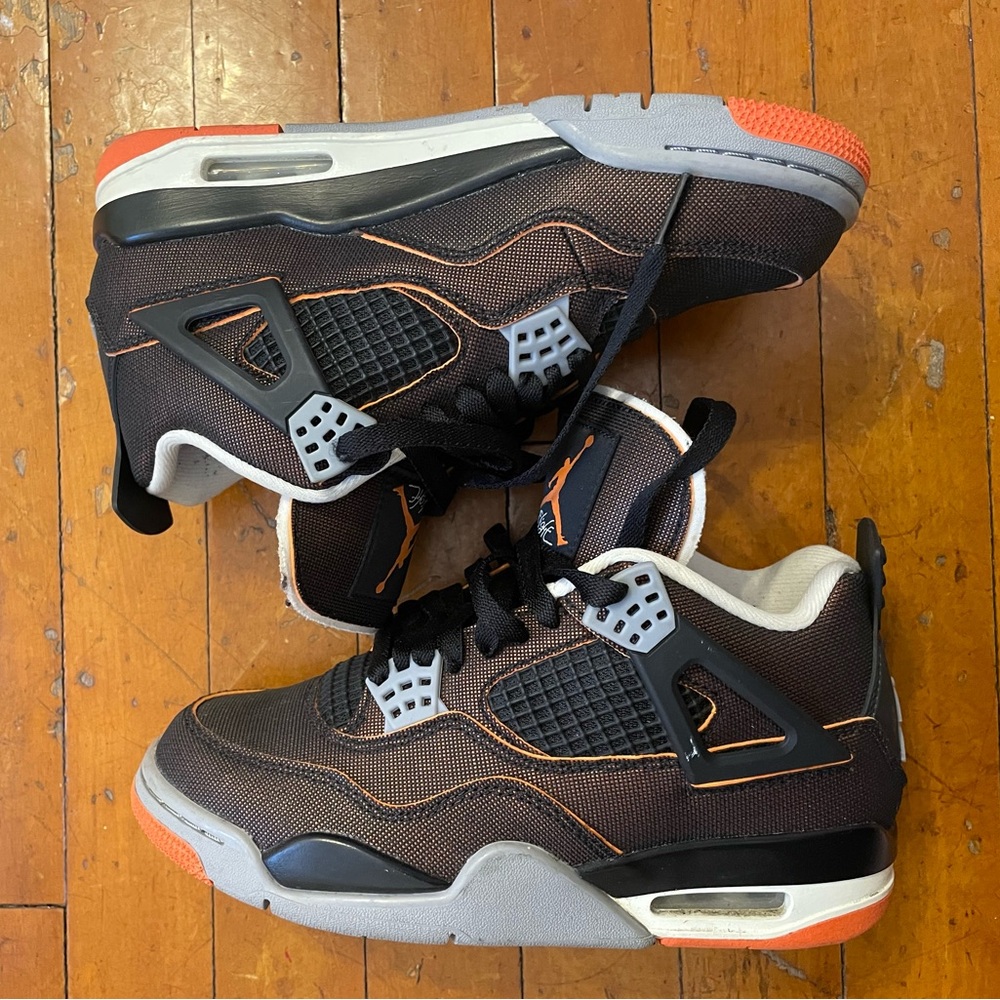 Nike Black and Orange Women's Sneakers